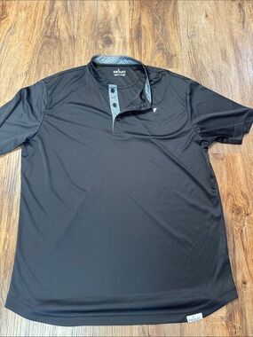 Primo Golf Men’s Black Performance Polo Shirt Size XL